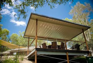 Single Skin W-Pan Pergola in Yalumba Colors for NSW Homes